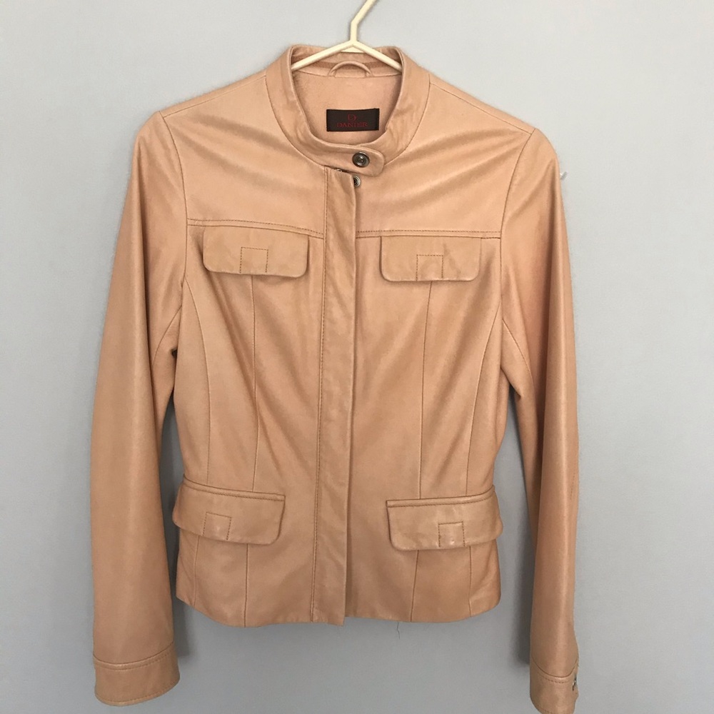 Danier Classic Camel Leather Jacket